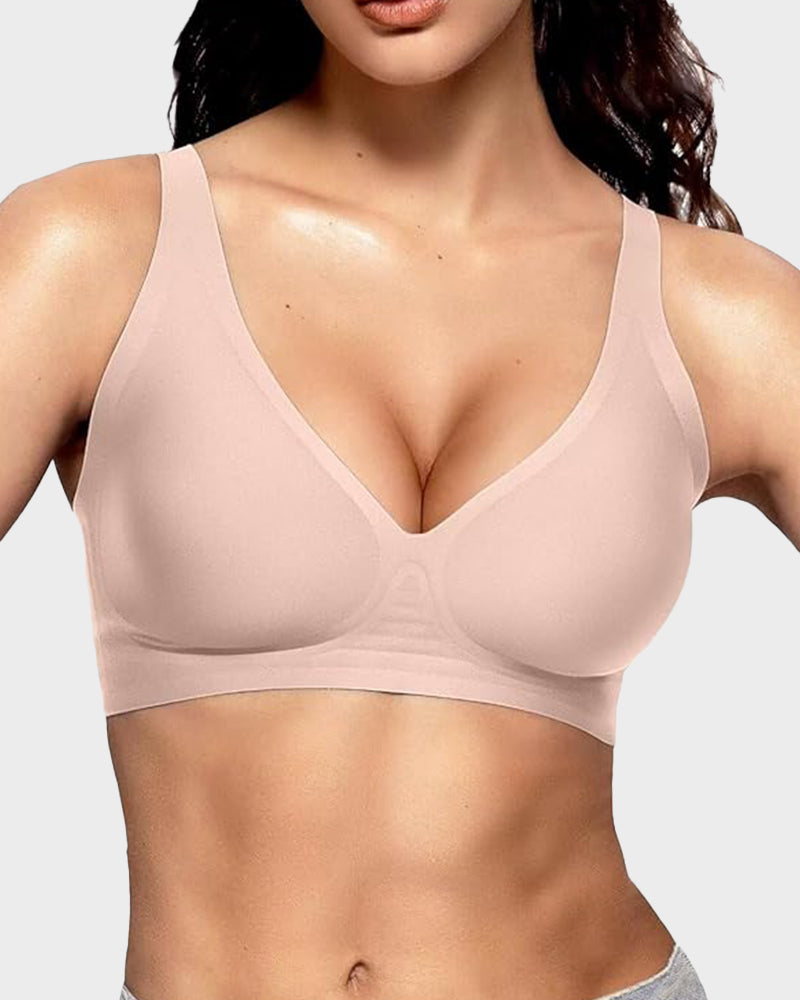 Brasier Talla Extra Sin Varilla – Deep V, Push-Up y Tirantes Anchos
