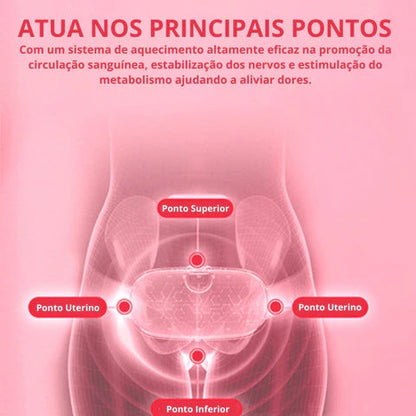 Cinta Térmica Massageadora para Cólicas Menstrual
