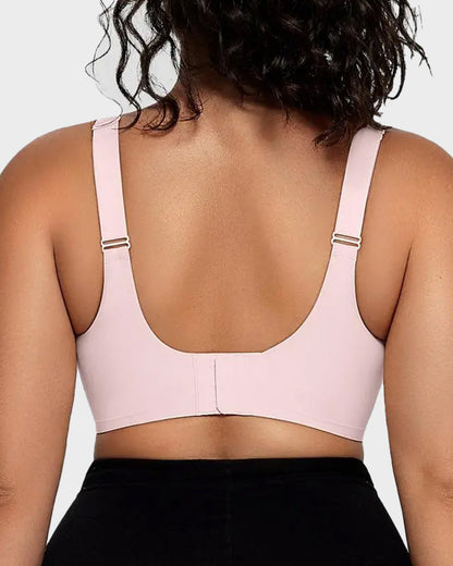 Sujeta Senos Sin Aros para Mujer con Malla - Sujetador Cómodo y Soporte