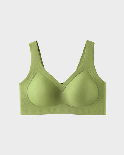 Brasier Talla Extra Sin Varilla – Push-Up, Cobertura Total y Tirantes Anchos