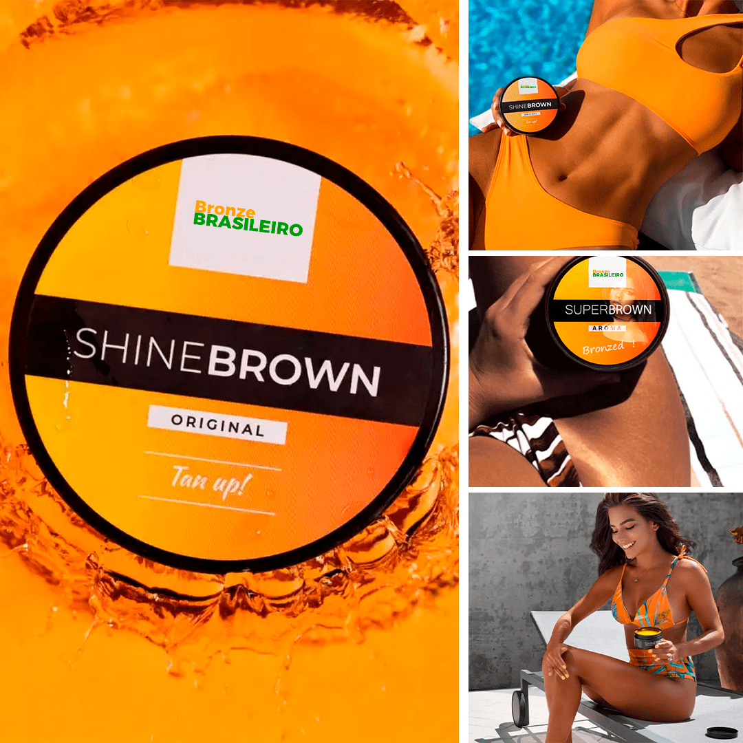 Gel Bronzeador Shine Brown® - Bronzeador Natural [COMPRE 01 LEVE 02]