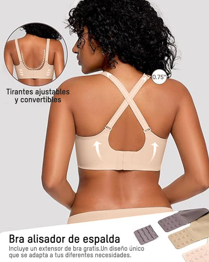 Sujetador Push-Up Sin Costuras con Comodidad y Efecto Alisante