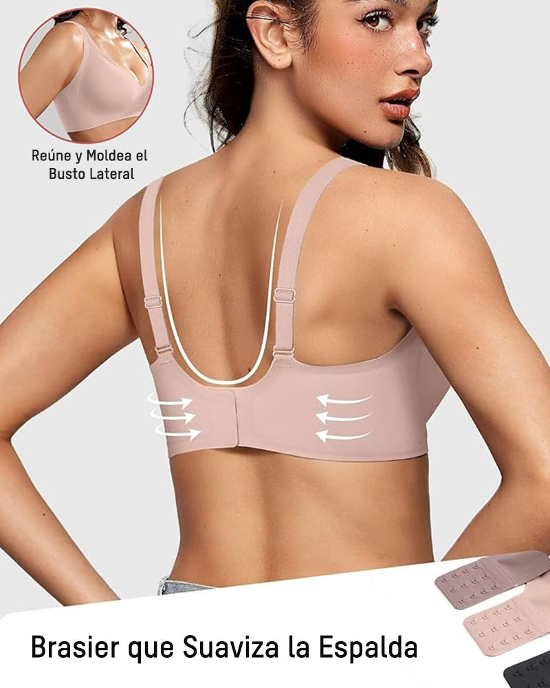 Brasier Talla Extra Sin Varilla – Deep V, Push-Up y Tirantes Anchos