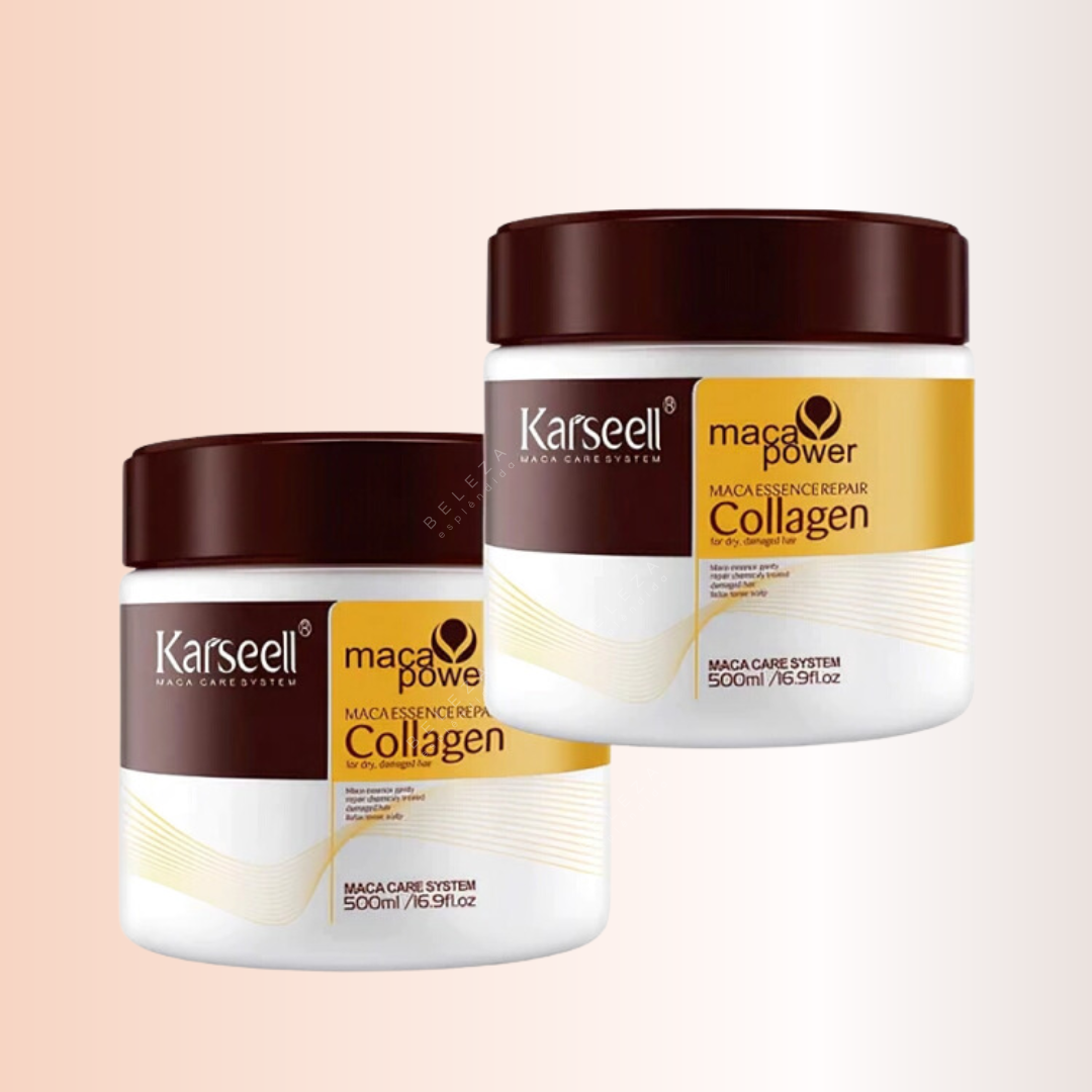 Máscara Colágeno Alemã Karseell® 536g [Restauração Permanente e Completa]