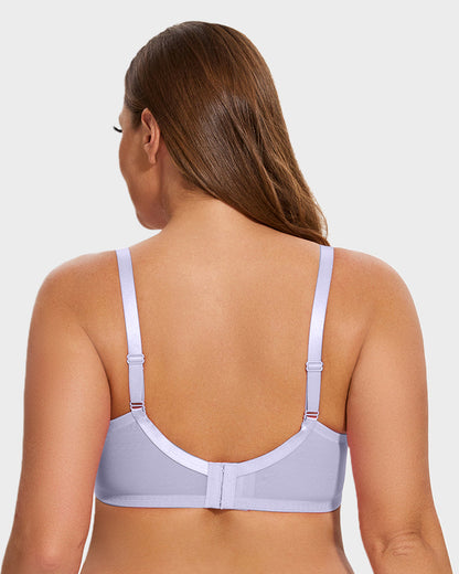 Sujetador Minimizer de Encaje con Cobertura Total - Morado