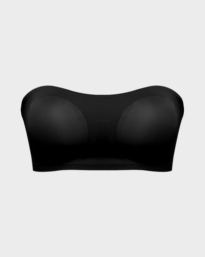 Sujetador Bandeau con Gancho Lateral Cruzado y Antideslizante
