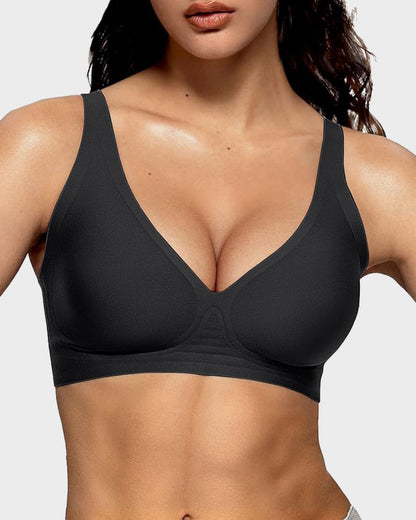 Brasier Talla Extra Sin Varilla – Deep V, Push-Up y Tirantes Anchos