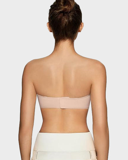 Sujetador Bandeau Sin Tirantes, Sin Aros y Con Almohadillas