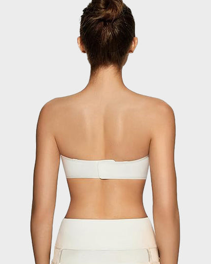 Sujetador Bandeau Sin Tirantes, Sin Aros y Con Almohadillas