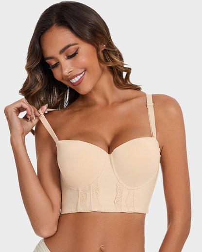 El Bra Strapless de Espalda Baja
