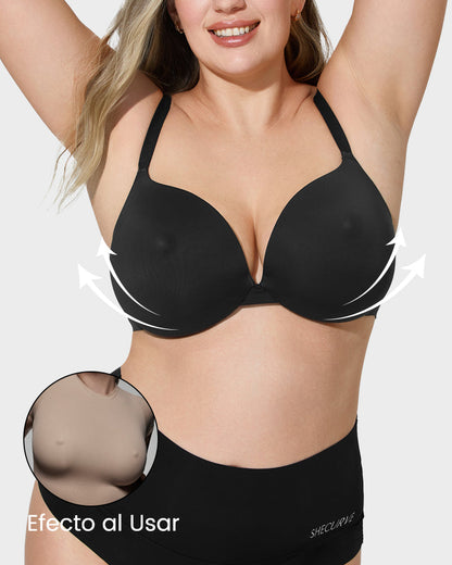 Sujetador Push-Up con Protector de Pezón